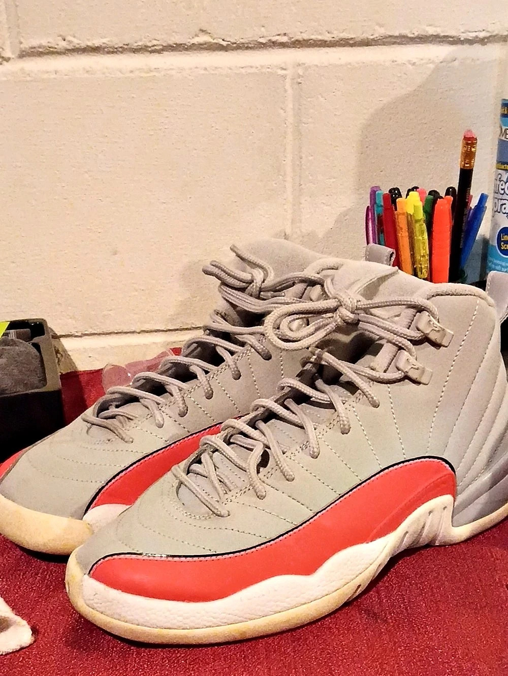 Jordan Air Jordan 12 Gray & Pink US 7.5Y